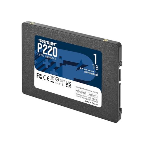 Disco laptop SSD 1TB. Patriot P220 SATA
