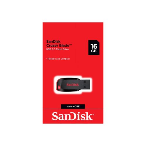 Memoria USB 16Gb. Sandisk Cruzer Blade
