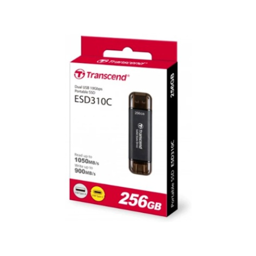 Disco SSD 256GB USB 3.0 Transcend ESD310C OTG