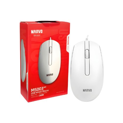 Mouse USB Marvo MS003 Blanco