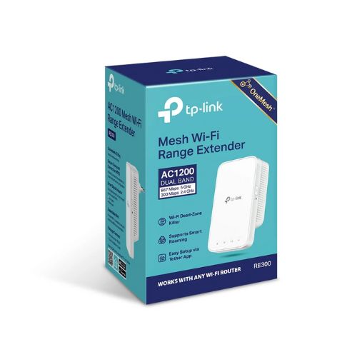 Extensor de WiFi TP-Link RE300 Mesh AC1200