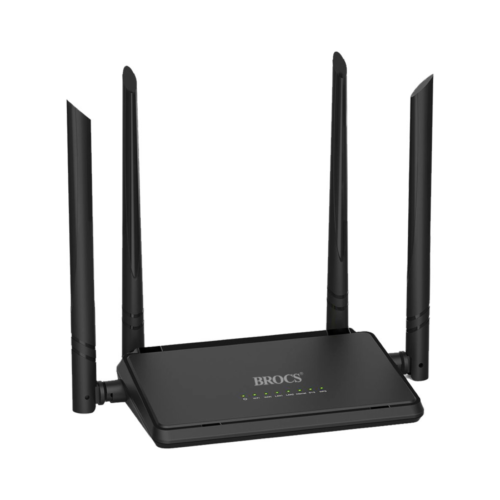 Router Brocs BR-WN529R2P 4 antenas 300Mbps
