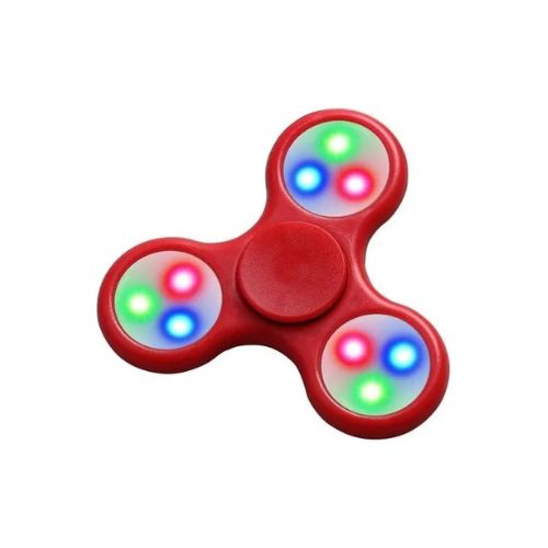 FIDGET SPINNER CON LUCES VARIOS COLORES