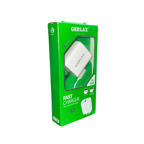 TRANSFORMADOR P/CELULAR GERLAX GA-19MF MICRO USB 3A