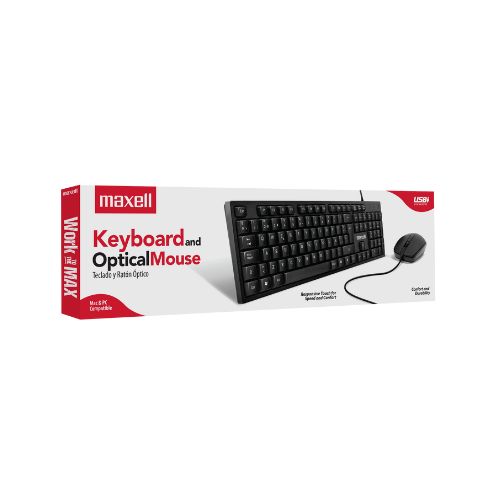 Teclado y mouse Maxell WRKBC-10