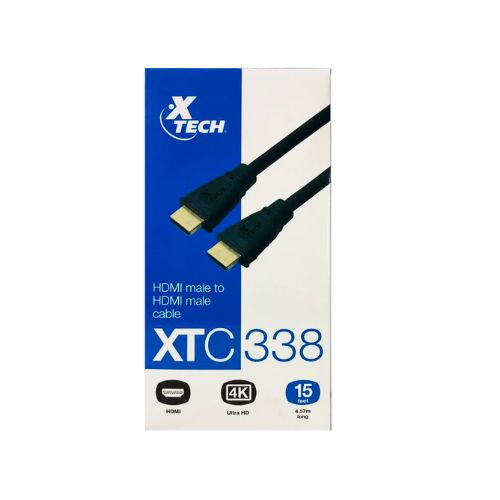 Stikers (12) Cable HDMI a HDMI 4.5m. Xtech XTC-338 - XTC338