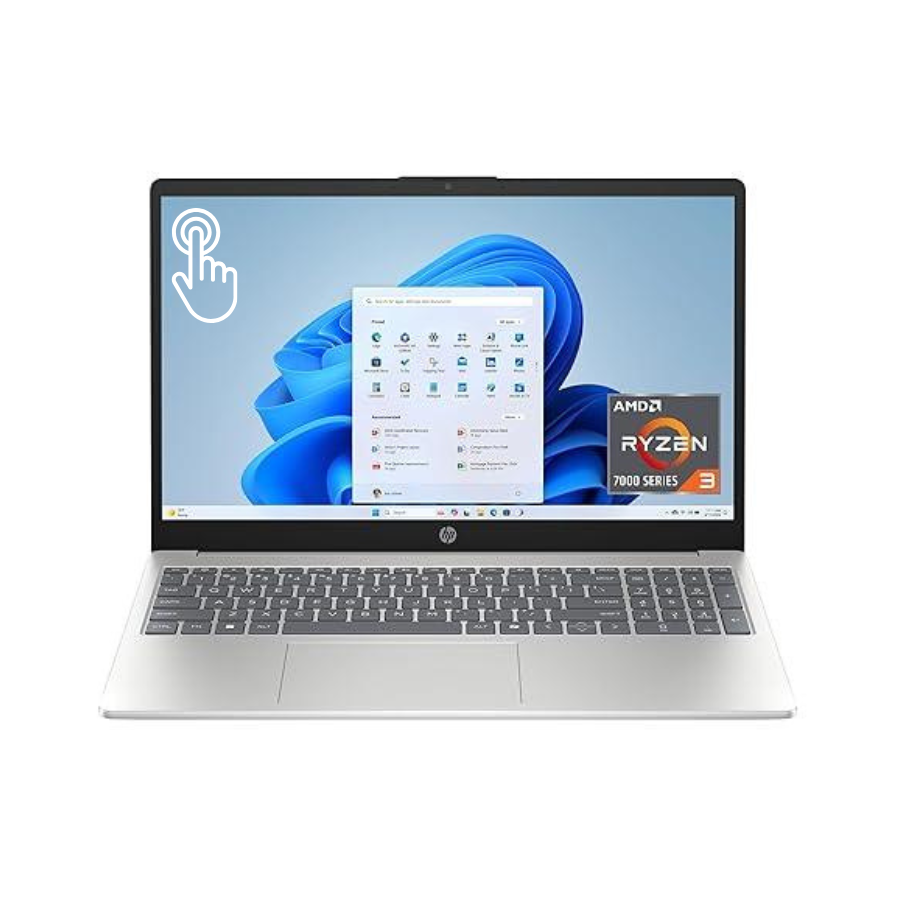 Laptop HP Ryzen3, 8GB, 128GB, 15.6″T, W11, 15-fc0099nr