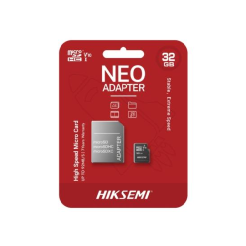 Memoria MicroSD/SD 32Gb. HikSemi Class10