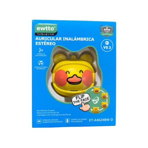 Handsfree Bluetooth ewtto ET-A4860BW caritas