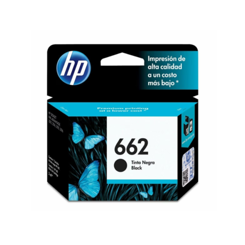Cartucho Negro HP 662 Advantage 120p.