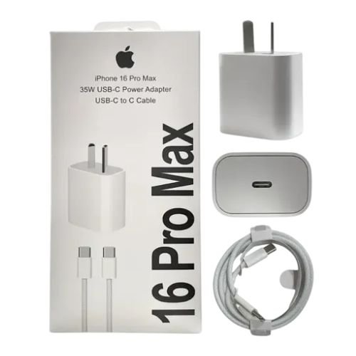 Transformador p/iPhone 16 Pro Max 35W tipo C