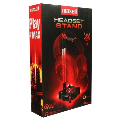 STAND HEADSET RGB MAXELL CA-HS Y HUB USB