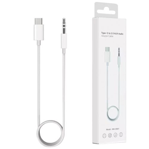 CABLE TIPO C A AUDIO 3.5MM MACHO PLUG. MH-CM21