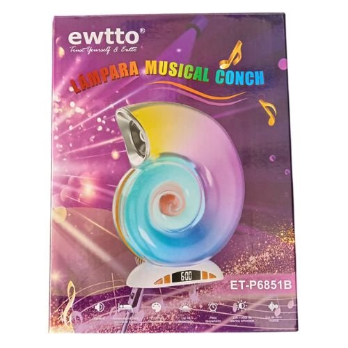 MP3 BLUETOOTH EWTTO ET-P6851B LAMPARA CONCH