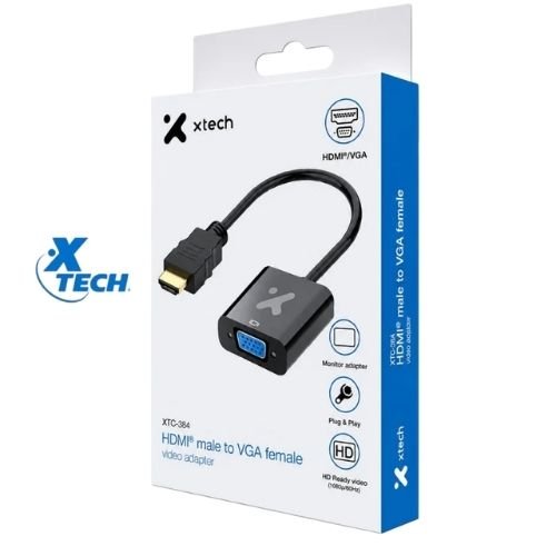 ADAPTADOR HDMI-M A VGA-H XTC384 HD