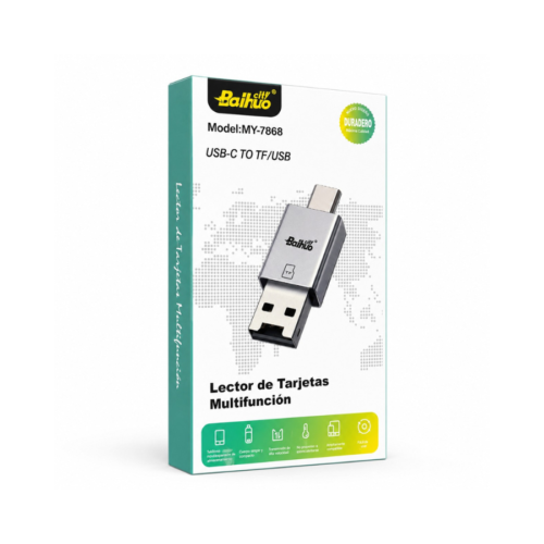 Lector de memorias MY-7868  tipo C/USB